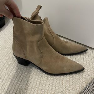 Zara Suede western boot